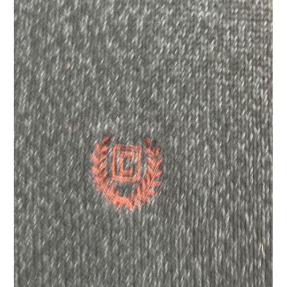 Chaps Men's Classic Fit Twist Button Mock Sweater Navy Blue Size Large - Picture 2 of 5